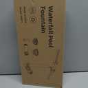 2025 Upgraded Higher Pool Fountain for Above Ground and Inground Pools, 360 Adjustable Dual Spray Waterfall Pool Sprinkler Cooler, Outdoor High-Pressure Pool Accessories for Cooling and Relaxation (White)