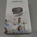 Insta360 Link 2 C AI-Powered 4K Webcam with 1/2" Sensor for Increased Detail, Pro Audio, Gesture Control, HDR, AI Tracking, Deskview and Streamer Mode - Built-in Privacy Protection