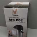 64 Oz Airpot Coffee Dispenser with Pump, Insulated Thermal Coffee Carafe - Stainless Steel Hot Beverage Dispenser - Thermos Urn for Hot/Cold Water, Drink Dispenser for Parties