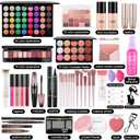 Makeup Kit for Women Full Kit Include Foundation Eyeshadow Palette Makeup Brushes Makeup Sets for Teens Girls, All In One Makeup Gift Set for Women and Beginner, Mothers Day Gifts, Graduation Gifts
