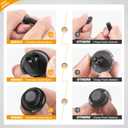 GOOACC 240PCS Bumper Retainer Clips Car Plastic Rivets Fasteners Push Retainer Kit 12 Popular Sizes Auto Push Pin Rivets Set -Door Trim Panel Fender Clips for GM Ford Toyota Honda Chrysler