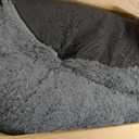 Bedsure Human Dog Bed, 71.0" x 44.0" x 12.0" Calming Giant Human Dog Bed for Adults People Fits Pet Families with Storage Pocket, Fluffy Faux Fur Orthopedic Pet Bean Bed, Dark Grey