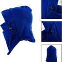 YQXCC Kids Winter Hats Balaclava Ski Mask Windproof Warm Adjustable with Fleece Lining Hat for Boys Girls (Black+blue)
