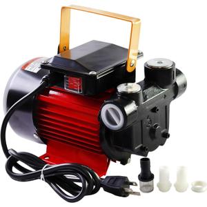 AC 110-120V 60HZ Electric Self-Priming Fuel Transfer Pump - 20GPM High Flow, Diesel Transfer Pump NPT Threads, Compatible with Diesel, Kerosene, Biodiesel,Oil