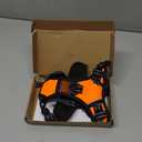 PHOEPET No Pull Dog Harnesses for Small Dogs Reflective Adjustable Front Clip Vest with Handle 2 Metal Rings 3 Buckles [Easy to Put on & Take Off] (XS, Orange)