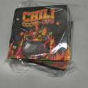 200 Pcs Chili Cook Off Decorations Napkins, Funny Spicy Pepper Cartoon Party Napkins, Hot Chili Party Supplies for Festival or Cooking Contest