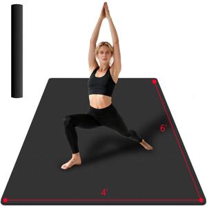 VTORY Extra Large Yoga Mat Thick Exercise Mat for Men and Women, Non-Slip, Durable Workout Mat for Home Workout, Yoga, Pilates, Stretching