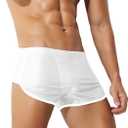 Men's 3-Inch Mesh Workout Shorts - Breathable Quick-Dry Lounge Running Sexy Gym Athletic Fitness Casual Short