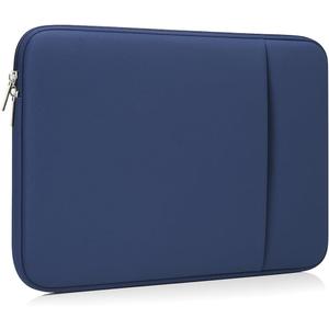Laptop Sleeve for 2025-2020 MacBook Air/Pro 13 inch with M3 M2 M1 Chip A3113 A2681 A2338 A2337 with 2 Pockets Tablet Bag Case Accessories (Dark Blue)