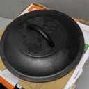 Commercial Chef 5-Qt. Dutch Oven with Lid, Pre-Seasoned Cast Iron, Integrated Handles, Works on All Cooktops Including Induction, Outdoor Cookware for Campfires or Grills, CHFL545