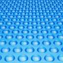 VEVOR Solar Pool Cover, 40 x 20 ft Rectangle Solar Cover 16 mil for Pools, Inground Above Ground Swimming Pool Solar Blanket with Bubble, Heat Retaining Solar Covers Blue