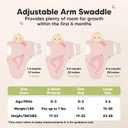 KeaBabies 3-Pack Organic Swaddles for Newborns Girls, Boys with Hats - Soft Cotton Baby Sleep Sacks 0-3 Months, Breathable Baby Hats and Swaddles 0-3 Months, Newborn Essentials Must Haves (Daffodil)