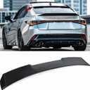 Roof Top Spoiler Fits for Lexus IS300 IS350 IS500 2021-2026, Gloss Black, V Style, Rear Window Roof Wing - WheelX