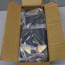 2 Packs MustGood Heavy Duty Farm Gate Latch 2 Way Gate Latch Perfect for Farms, Pastures, and Ranches (Black)