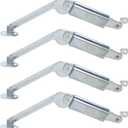 Antrader 4Pcs Cabinet Cupboard Door Inset Pivot Hinge Furniture Storage Support Hinges