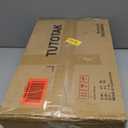 TUTOTAK 6Tier Corner Bookshelf, Corner Shelf for Small Space, Narrow Display Corner Shelf Stand with Storage Rack, for Living Room, Bedroom, White BS05BW006, 10.2"D x 10.2"W x 58.5"H