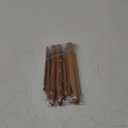 Hestya 15 Pieces Wooden Bamboo Crochet Hooks Set 3 to 25 mm in Diameters Handcrafted Knitting Needles Weave Yarn Craft
