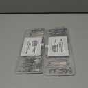 2 x Cotter Pin Assortment Kit,Hincell 302pcs 13 Size Cotter Pins Assortment Kit 304 Stainless Steel R Clips Hardware Pins & Hairpin Cotter Pins Set for Trucks, Engine Repair