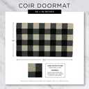 DII Natural Coir Doormat Outdoor Welcome Mat, 17x29, for The Birds
