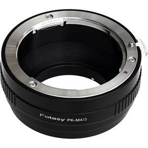 Fotasy PK Lens to M4/3 Adapter, PK to MFT, Compatible with Pentax PK lens Panasonic G7 G9 GF8 GF90 GH5 II GX7 GX8 GX9 GX850 G90 G91 G95 G100 Olympus E-M1 E-M5 E-M10 I II III E-PM2 E-PM1 Pen-F E-M1X