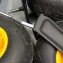 Outdoor Wagon with Inflatable All-Terrain Big Wheels,220 LBS Heavy Duty Folding Beach Wagon with Extra Long Extender,Grocery Cart with Cup Holders and Pocket for Groceries, Garden & Camping