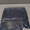 SCOMCHIC Plus Size Blouses for Women Summer Chiffon 3/4 Sleeve Tunic Tops Dressy Scoop Neck Casual Loose Flowy Shirts (5X-Large Plus, Navy)