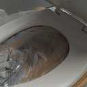 Mayfair Caswell Modern Slow Close Toilet Seat, Durable Plastic, Elongated, White