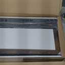 3 Tier Bookshelf 47.24" Width, Wood and Metal Etagere Bookcase, Vintage Farmhouse Modern Wooden Large Book Shelf for Home Living Room Bedroom Office Storage(Rustic Brown)