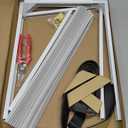 Window Air Conditioner Side Panels with Frame,Adjustable Extra Wide Air Conditioner Side Panels Fits Most 5,000-14,000 BTU Window AC Units,Window AC Side Panel Curtain Kit,2 Pack