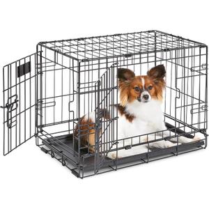 Midwest 22-Inch Double Door iCrate, for Extra-Small Breeds, Up to 15 lbs