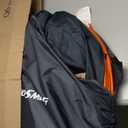 EchoSmile Pop Up Camping Tent, 2/4/6 Person Easy Setup Tent, Water Resistant Dome, Portable with Carry Bag (Black&Orange)