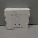 Airbrush Kit With Compressor - 48PSI Rechargeable Cordless Non-Clogging High-Pressure Air Brush Set with 0.3mm Nozzle and Cleaning Brush Set for Nail Art, Makeup, Painting, Cake Decor