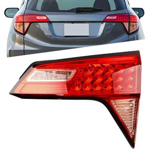 Inner Tail Light for Honda HRV 2016 2017 2018 - Brake Taillight Assembly Rear Lamp Replacement for 34150-T7S-A01 and 34150T7SA01 - Passenger Right Inner Side