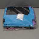 Nordun Extra Capacity Plastic Hanging File Folder Letter Size, 12 Pack Reinforced Hang Folders with Heavy Duty 2 Inch Expansion, Durable Hanging Organizer Designed for Bulky Files, Assorted Colors