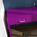 Purple Contact Paper 15.7"x196" Glossy Purple Peel and Stick Wallpaper for Kitchen Countertop/Cabinet Self Adhesive Waterproof Wall Paper Removable Decorative Vinyl