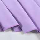 Energy Efficient Rod Pocket Curtain Valance Blackout valances for Windows for Living Room Kitchen and Bedroom Clove Purple Width 110 inch, 1 Panel