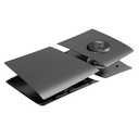 Replacement Faceplate ABS Hard Anti-Scratch Faceplate Case Cover Protective Case Shockproof with Cooling Vent for PS5 Pro 5 Pro Disc/Digital Console