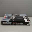 YUTRAX Universal Mount ATV Backrest, Heavy-Duty Steel Seat Frame, Adjustable Seat Back Positions, 2 Thick Cushion, Folds Down Flat When Not in Use, TX219