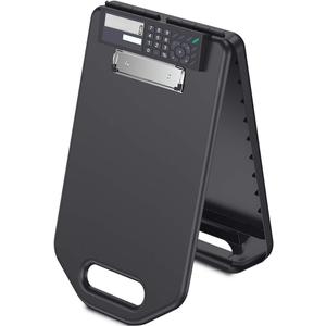 Sunnyclip Storage Clipboard with Handle, Plastic Compartment Hold 200 Letter Sized Paper,Heavy Duty Sturdier Smooth Writing Portable Paperwork Office Classorm Supply for Coache, Contractor