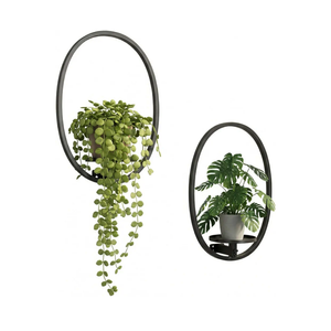 2 Pack Plant Stand Indoor Outdoor Hanging Planters for Plants Wall Plant Holder for Indoor Plants Plant Frames Wall Decor for Livingroom Bedroom Balcony Patio