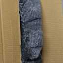 Merino Wool Ski Socks for Men, Women & Youth - Over-the-Calf Full Cushion Thermal Snowboard Socks, Winter Performance (Large, Grey)