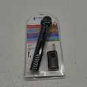 Singing Machine Portable Wireless Microphone (Black) - Premium Unidirectional UHF Wireless Mic for Singing, Speeches & Events - Cordless Mic Compatible with Karaoke Machines, PA Systems & More