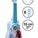 Lexibook, Frozen, My First Guitar for Children, 6 Nylon Strings, 21" Long, Guide Included, Blue, K200FZ