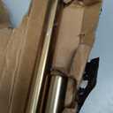 Ivilon Drapery Window Curtain Rod - End Cap Style Design 1 Inch Pole. 72 to 144 Inch Color Warm Gold