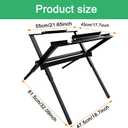 10 Inch Adjustable Folding Workbench for Table Saw Stand Compatible with Miter Saw DW7451 DW7480 DCS7485 DW745 table saws stand , Replace DW7541