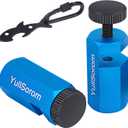 Tall Stair Gauges for Framing Square with Holder and Carabiner Stair Guage Knobs Tool for Circular Saw,Stair Guides Perfect for Rafter Gauge Clamps Blue kit