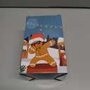 OurWarm 3.5Ft Christmas Outdoor Decoration Inflatables Gingerbread Man with Xmas Hat, Built-in LED Lights Blow Up Gingerbread Broke Out from Window for Outside Indoor Yard Garden