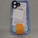 SPORTLINK for iPhone 17 Case - IP68 Waterproof Military Protective Full Body Heavy Duty Shockproof 360 Sealed Dustproof with Camera Screen Protector Phone Cover for iPhone 17 6.3" Blue