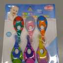 Slotic Baby Toothbrush & Toddler Toothbrush for Age 0-2 Years Old | Extra Soft Bristle for Baby Teeth & Infant Gums | Easy-Grip Finger Handle & Teething Pad | Dentist Recommended | 6-Pack