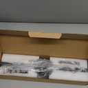 Wireless Picture Light, 16 inches Art Wall Light, Picture Light Battery Operated,Battery Operated Wall Lights,Gallery Light for Painting,Photo,Library (Matt Black)